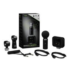 Kit Microfone Digital e Receiver Sem Fio MoveMic 88+ Shure