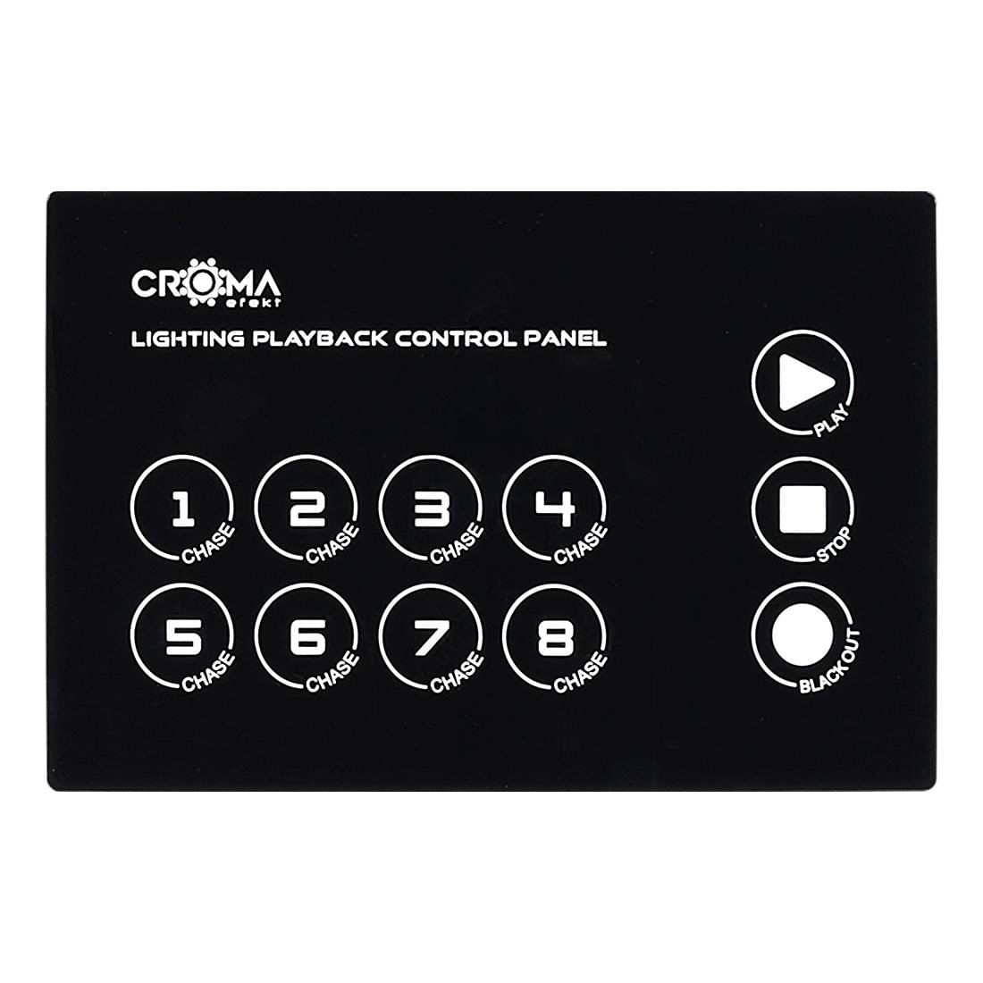 Mesa de Iluminação DMX Record Painel Touch Croma CROMACONTR122 DMX