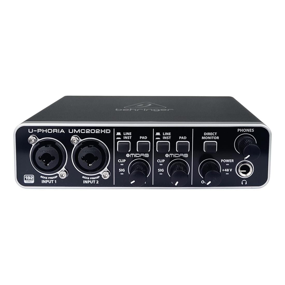 Interface de áudio U-Phoria Behringer UMC202HD