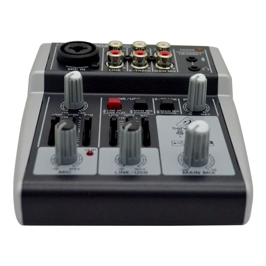 Mesa de som USB Behringer XENYX302USB pré-amplificador de