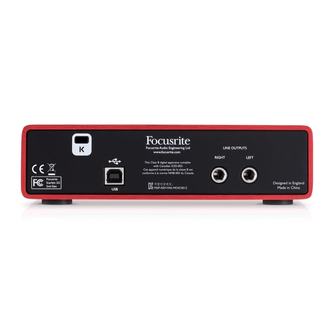 Interface De Áudio Focusrite USB Focusrite Scarlett Solo