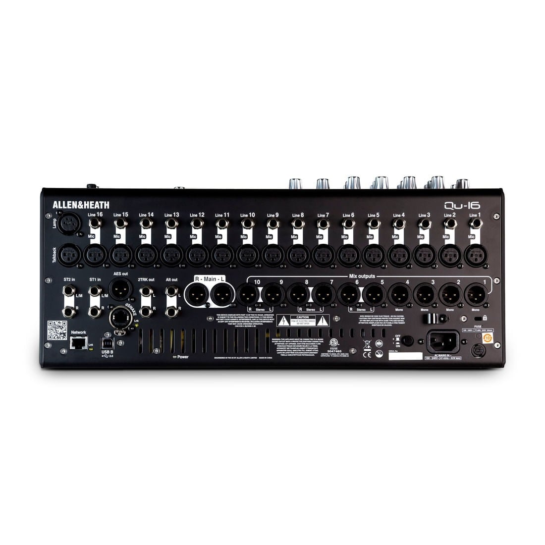 Mesa De Som Digital 16 Canais Allen & Heath QU-16