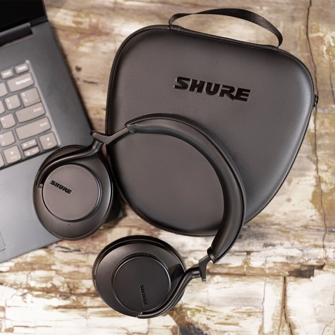 MIMI　Shure AONIC 50 ブラック Fone de Ouvido Sem Fio com Noise Cancelling Shure AONIC50, Preto