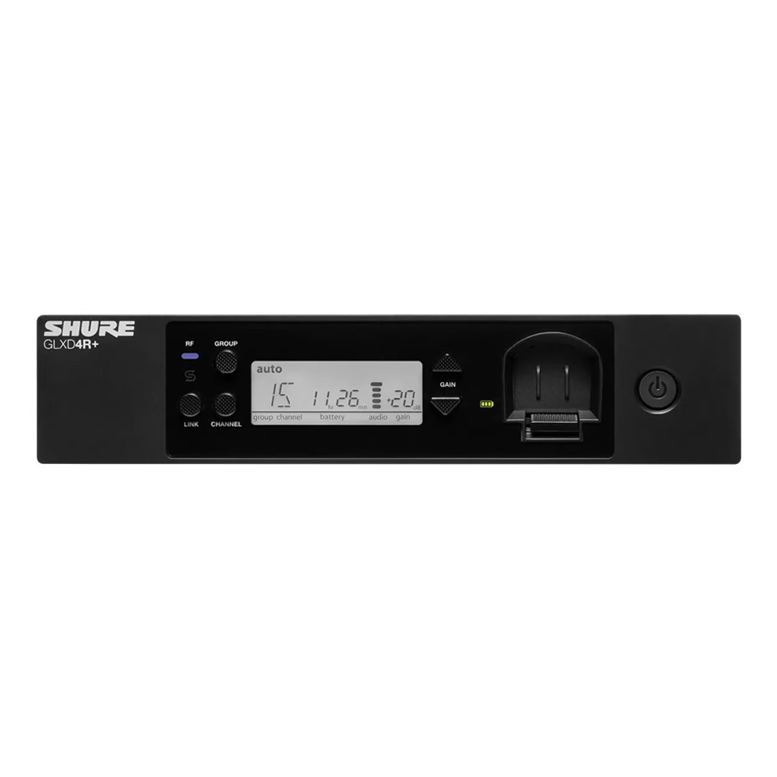 Receptor Mic Sem Fio Banda Dupla Digital Shure GLXD4R+-Z3