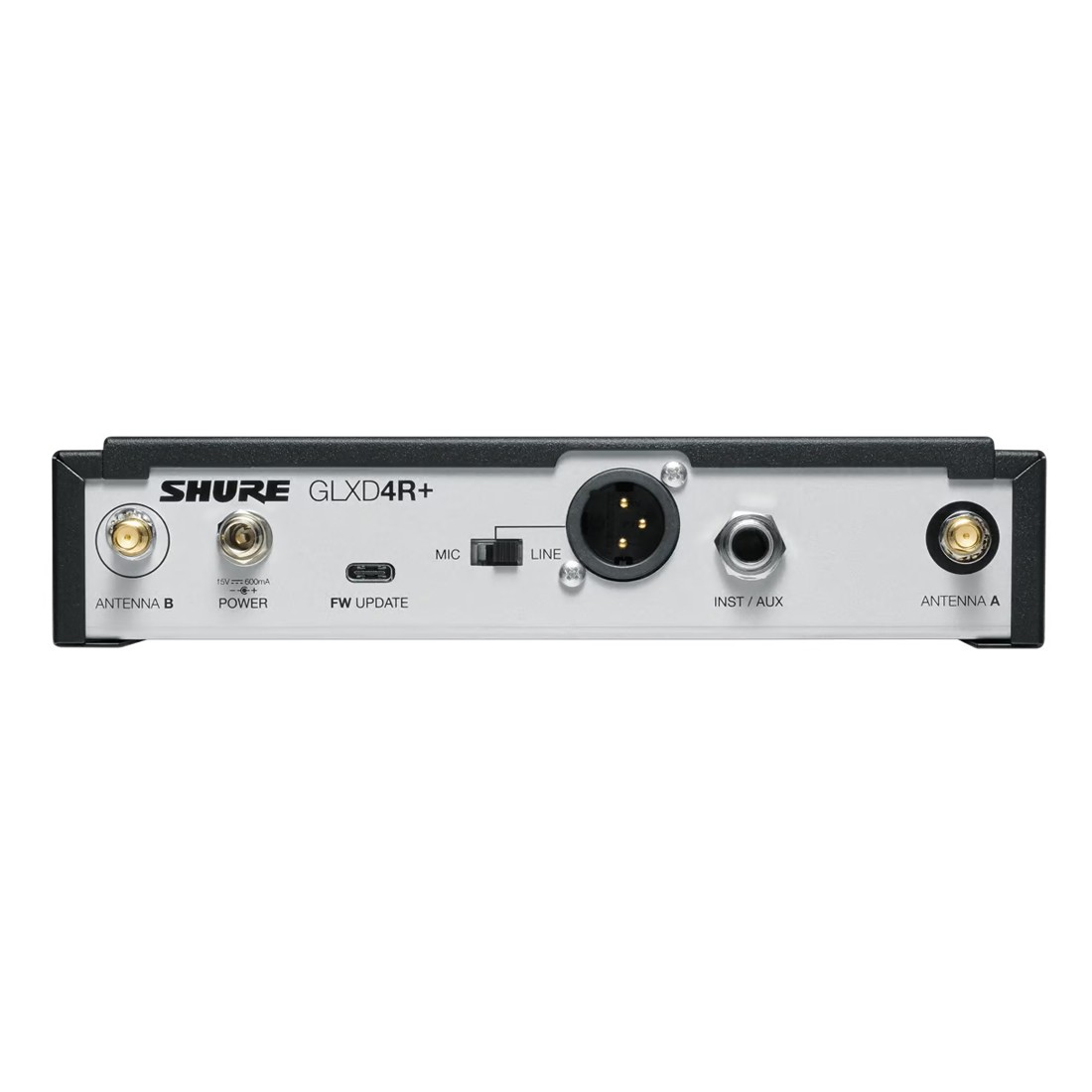 Receptor Mic Sem Fio Banda Dupla Digital Shure GLXD4R+-Z3