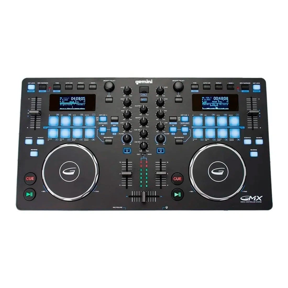 Mesa de Som DJ 2 Canais USB Gemini GMX