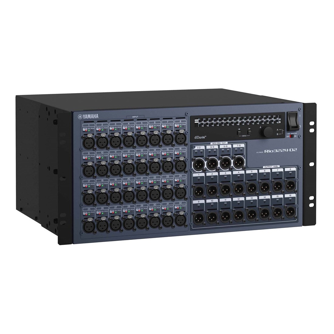 Multicabo Digital Módulo Stage Box Dante Yamaha RIO3224D2