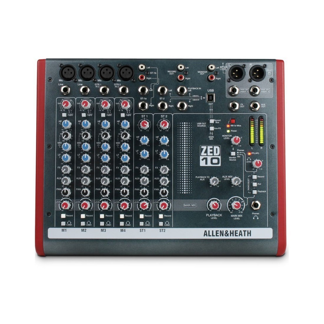 Mesa De Som Analógica 10 Canais Allen & Heath ZED1002