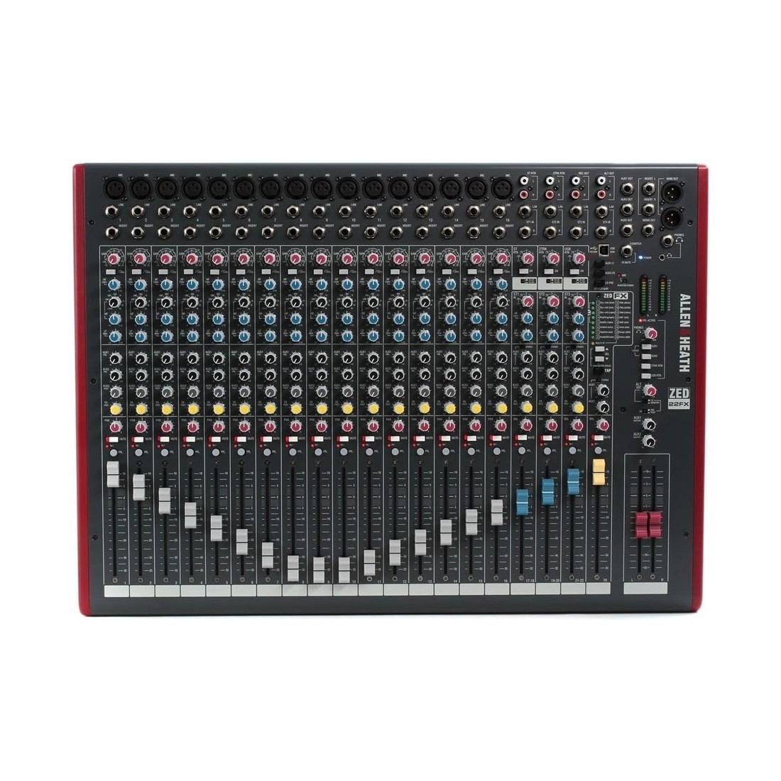 Mesa de som analógica 22 canais Allen & Heath ZED22FX