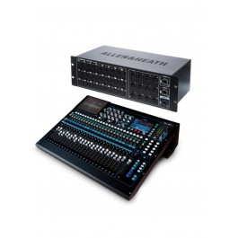 Mesa de Som Allen & Heath QU-24 com Áudio Rack AR2412