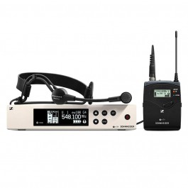 Sistema de Microfone sem fio Headset Sennheiser EW 100 G4-ME3, é