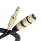 Cabo Microfone P10 mono x XLR F 5M Golden Cabos 19005