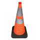 Cone retrátil refletivo com LED 71cm TGTF001-70