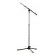 Pedestal Microfone Alúminio Pés Dobráveis Aweda AMS-4122TB+PE