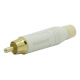 Conector RCA Macho de cabo Amphenol ACPRWHT