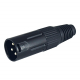 Conector XLR macho de linha CSR Q103BK