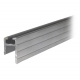 Perfil aluminio fêmea 10mm 3 barras Spectrus XPF10BK385