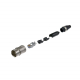 Conector painel de rede macho RJ45/CAT6 Neutrik NE8MC6-MO