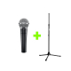 Kit Estúdio com Microfone SM58 Shure + Pedestal SM58MS7700B