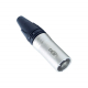 Conector de som XLR macho 3 polos data link XLR-001