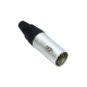 Conector de som XLR macho 5 polos data link XLR-009