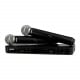 Sistema Vocal Dual Sem Fio Dois Shure SM58 BLX288BRSM58-J10