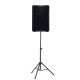 Caixa Acústica Ativa PA 1000W QSC CP12 com Pedestal 