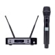 Microfone sem fio UHF bastão LCD até 80m modelo Dylan D9001S