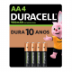 Pilha Recarregável 900MAH AA Cartela Com 4 Duracell PRAA900