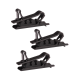 Clipe de Lapela simples Preto 3 unidades Shure RPM40STCB