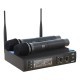 Microfone Sem Fio 2 Bastões UHF 10mw AKG WP300-Dual