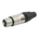 Conector XLR Fêmea 3 Polos Data Link XLR-004-100N