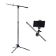 Kit Pedestal Microfone + Suporte para celular Aweda AMS-4121TB+SMARTPHONEHOLDER