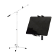 Kit Pedestal Microfone + Suporte para tablet e celular Aweda AMS-4122WT+TABLETPHONEHOLDER