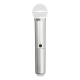 Capa prata para microfone sem fio BLX PG58 Shure WA712SIL
