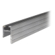 Perfil aluminio fêmea 10mm 3 barras Spectrus XPF10BK385