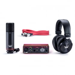 Kit Interface de Áudio Scarlett 3nd Focusrite Solo Studio