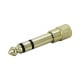 Conector adaptador niquelado P2ST Fêmea x P10ST Macho CSR 3097BN