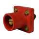 Conector Cam Lock Macho de painel 400A Vermelho Specon S104VM